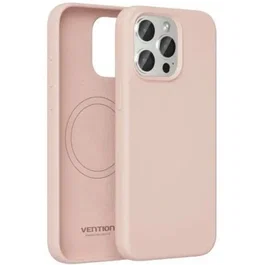 Vention Funda de Silicona Líquida MagSafe para iPhone 13 Pro - Rosa